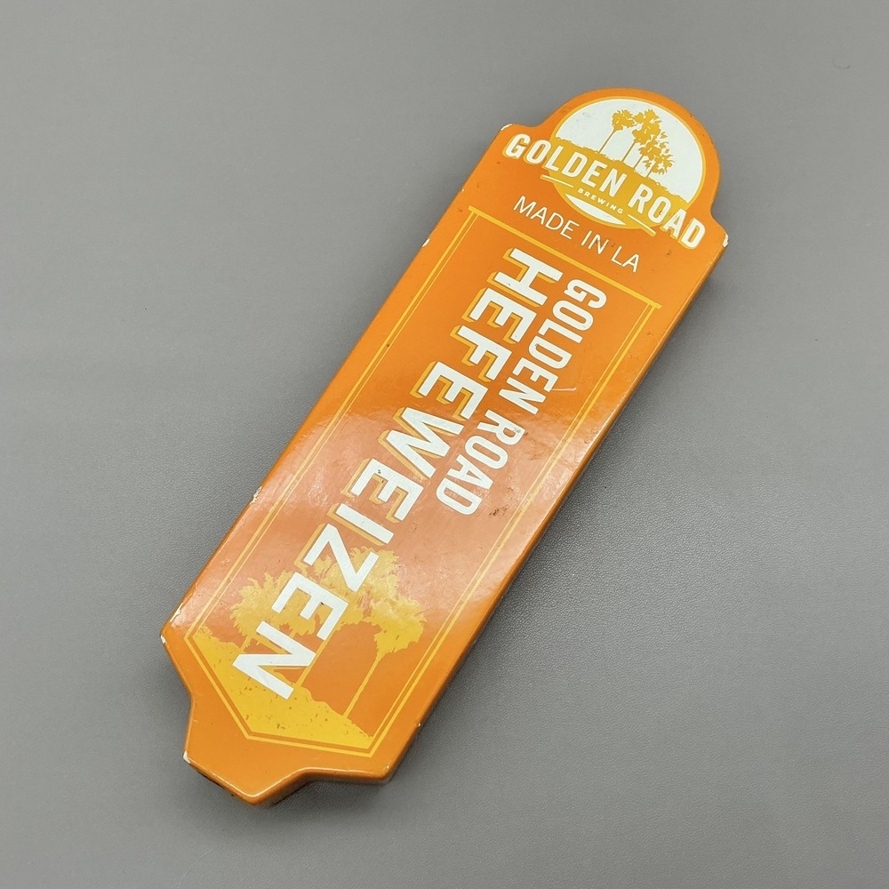 Golden Road Brewing Hefeweizen Beer Tap Handle Orange Made In LA Draft Bar